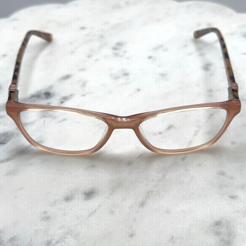 Anne Klein AK5058 001 Rose Full Rim Cat Eye Eyeglasses Frames Only 52-16-140 - Picture 2 of 10